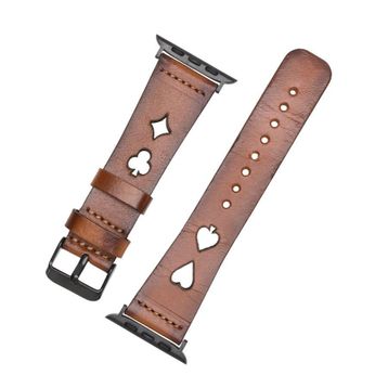 Plm RST2EF Avesta 38-40-41 mm Apple Watch Uyumlu Deri Kordon