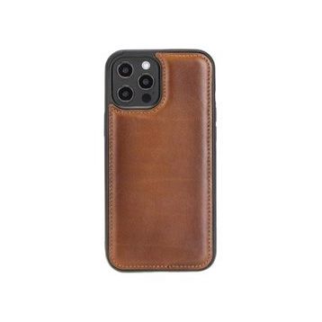 Plm Rst2ef Taba Apple İphone 12 Pro Max Uyumlu Deri Arka Kapak
