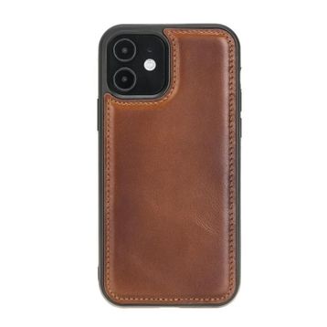 Plm Rst2ef Taba Apple İphone 12 Uyumlu Deri Arka Kapak