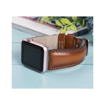 Plm RTST2EF Taba 38-40-41 mm Apple Watch Uyumlu Deri Kordon