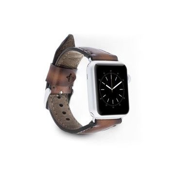 Plm SM26 Kahve 42-44-45 mm Apple Watch Uyumlu Deri Kordon