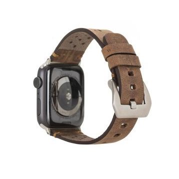 Plm Vigo G2 Kahve 42-44-45 mm Apple Watch Uyumlu Deri Kordon