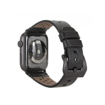 Plm Vigo RST1 Siyah 42-44-45 mm Apple Watch Uyumlu Deri Kordon