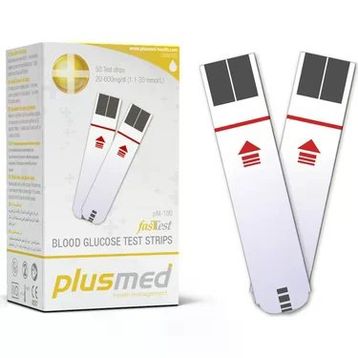 Plusmed Fast-Test 50 Adet Kan Şekeri Ölçüm Çubuğu Stripi