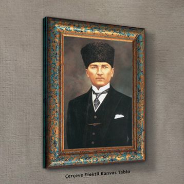 Plustablo Atatürk-12 Kanvas Tablo