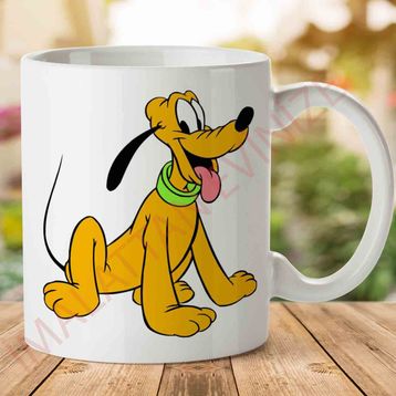 Pluto Çizgi Film Baskılı Kupa