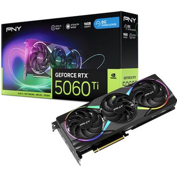 PNY GeForce RTX 5060 Ti Triple Fan ARGB OC VCG5060T16TFXXPB1-O 16GB GDDR7 Ekran Kartı