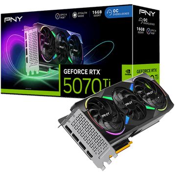 PNY GeForce RTX 5070 Ti ARGB Triple Fan OC VCG5070T16TFXXPB1-O 16GB GDDR7 Ekran Kartı