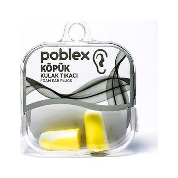 Poblex 2 Adet Kutulu Köpük Kulak Tıkacı