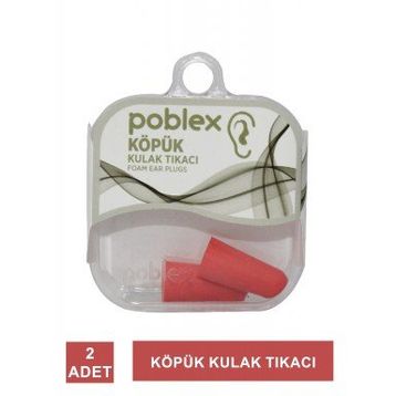 Poblex 2 Adet Kutulu Köpük Kulak Tıkacı