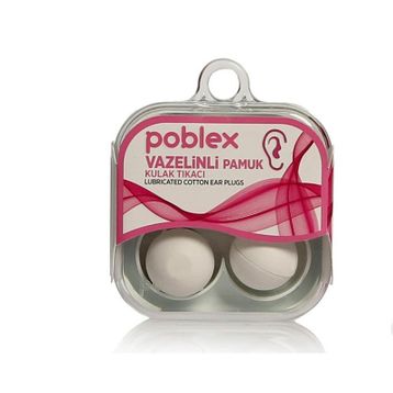 Poblex 2'li Vazelinli Pamuk Kulak Tıkacı