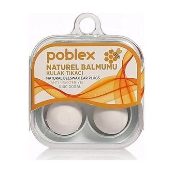 Poblex Naturel Balmumu 2'li Kulak Tıkacı