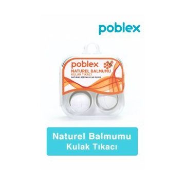 Poblex Naturel Balmumu 2'li Kulak Tıkacı