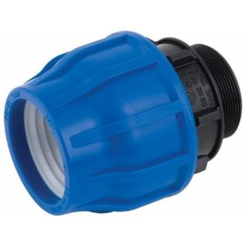 Poelsan Mavi 20X1/2 Erkek Adaptör