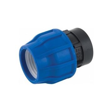 Poelsan Mavi 25X1/2 Kaplin Dişi Adaptör