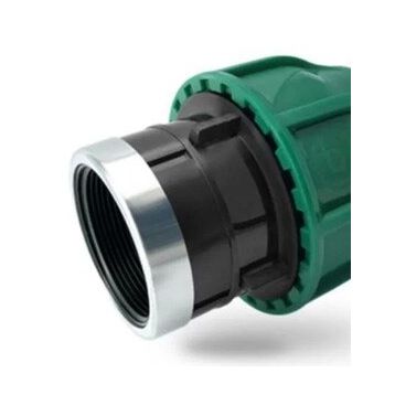 Poelsan Siyah 32X1 Dişi Adaptör