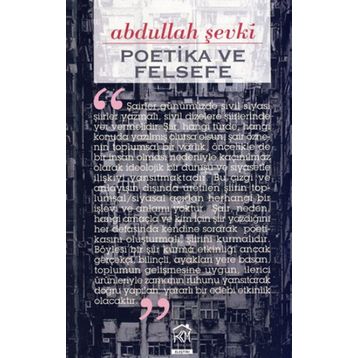 POETIKA VE FELSEFE - ABDULLAH ŞEVKİ