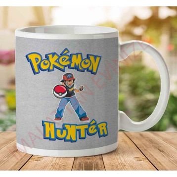 Pokemon Hunter Ash Baskılı Kupa