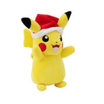 Pokemon PKW3376 Pikachu 20 cm Yılbaşı Serisi Peluş Figür