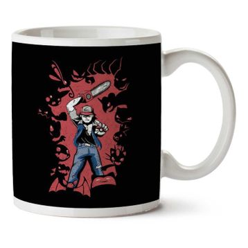 Pokevil Dead Pokemon Ash Vsevil Dead Baskılı Kupa