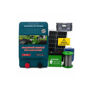 Polat Eko 1000 mt 10-15 Dönüm Güneş Panelli Elektrikli Çit