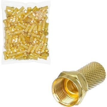 Polaxtor PLX-10830 1. Kalite 100 Adet Gold F Konnektör