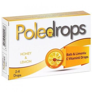 Poledrops Ballı Limon Aromalı 24 Pastil