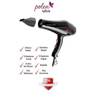 PolenPlus Turbo Saç Kurutma Makinesi