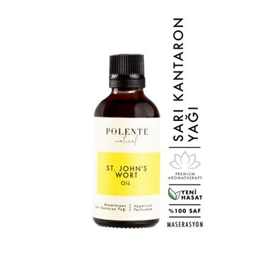 Polente Natural 50 ml Aspir Maserasyon Sarı Kantaron Yağı