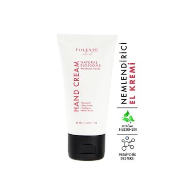 Polente Natural 50 ml Prebiyotik Destekli Nemlendirici El Kremi