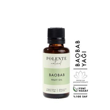 Polente Natural Soğuk Sıkım 30 ml Baobab Yağı