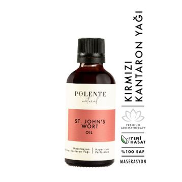 Polente Natural Zeytin Maserasyon 50 ml Kırmızı Kantaron Yağı