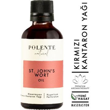 Polente Natural Zeytin Maserasyon 50 ml Kırmızı Kantaron Yağı