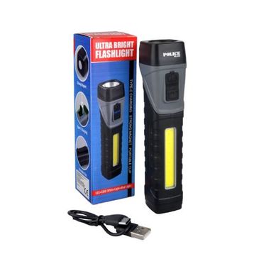 Police PS-343 Power Cob Ledli Şarjlı El Feneri