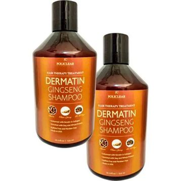 Policlear Dermatin Shampoo Ginsengli 2x500 ML Özel Bakım Şampuanı