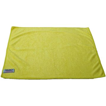 Polikur 40x40 cm Sarı Mikrofiber Toz ve Cam Bezi