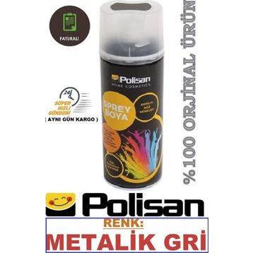 Polisan 400 ml Gri Metalik Metalik Sprey Boya