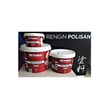 Polisan Antibakteriyel Elegans Extra 2.5 lt / 3.5 kg Silinebilir Silikonlu Çiğ Damlası Renk İç Cephe Boyası