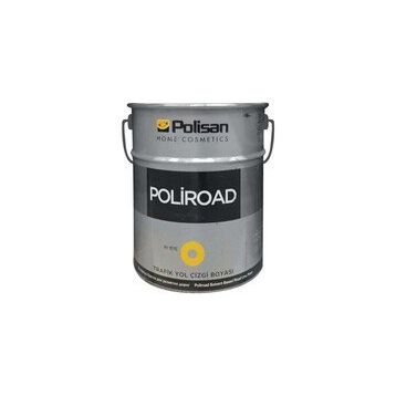 Polisan Beyaz 25 kg Poliroad Su Bazlı Yol Çizgi Boyası