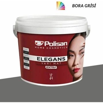 Polisan Elegans Bora Grisi 2.5 lt Yarı Mat İç Cephe Boyası