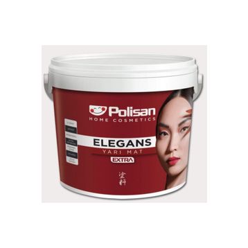 Polisan Elegans Extra Dingin Gri 15 lt Yarı Mat Silikonlu İç Cephe Duvar Boyası