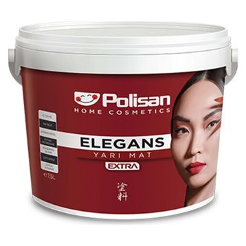 Polisan Elegans Extra Krem 7,5 lt Yarı Mat İç Cephe Duvar Boyası