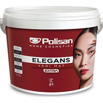 Polisan Elegans Extra Yarı Mat Silikonlu Bahar Çiçeği 15 lt İç Cephe Boyası