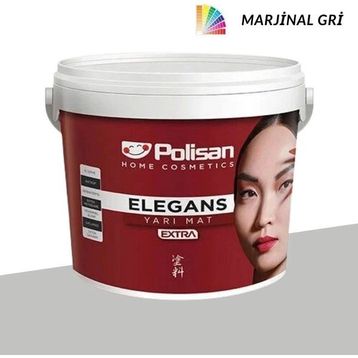 Polisan Elegans Marjinal Gri 2.5 lt Yarı Mat İç Cephe Boyası