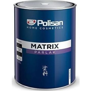 Polisan Matrix Siyah 15 lt Parlak Sentetik Boya