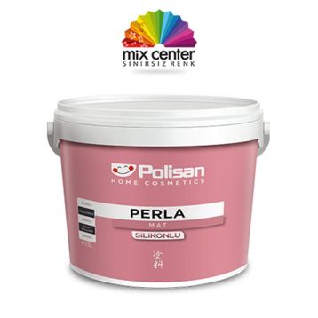 Polisan Perla Açık Fildişi 12,5 lt Mat Silikonlu İç Cephe Duvar Boyası