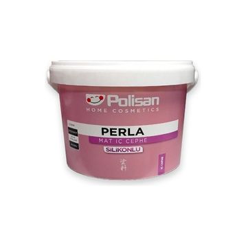 Polisan Perla Buz Beyazı 12,5 lt Mat Silikonlu İç Cephe Duvar Boyası