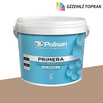 Polisan Primera Gizemli Toprak 15 lt Mat Silikonlu İç Cephe Boyası