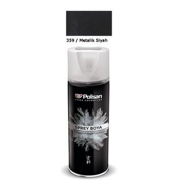 Polisan Siyah 400 ml Metalik Sprey