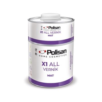 Polisan X1 Art P081122 500 ml Mat Vernik